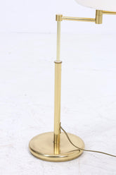 Kleine Vintage Stehlampe | Mid Century Lampe Design Opalglas Wohnzimmerlampe Stehleuchte