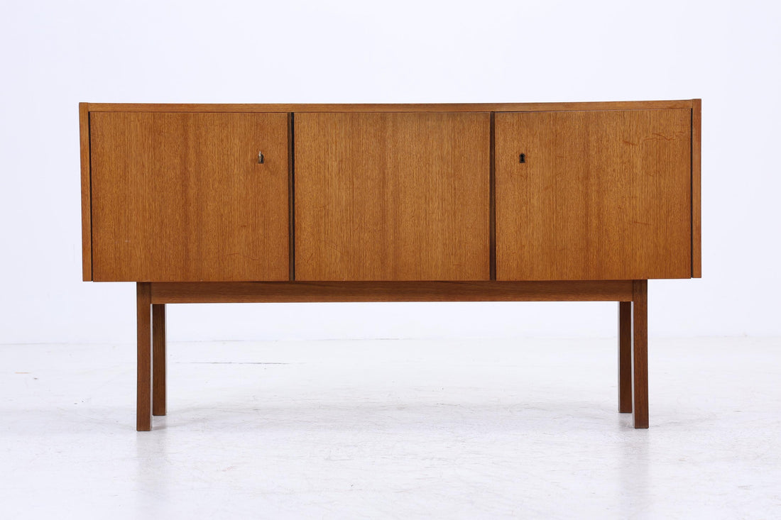 Vintage Sideboard 60er | Mid Century Schrank | Retro Holz Aufbewahrung
