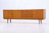 Vintage Sideboard 60er | Mid Century Lowboard | Retro Holz Aufbewahrung