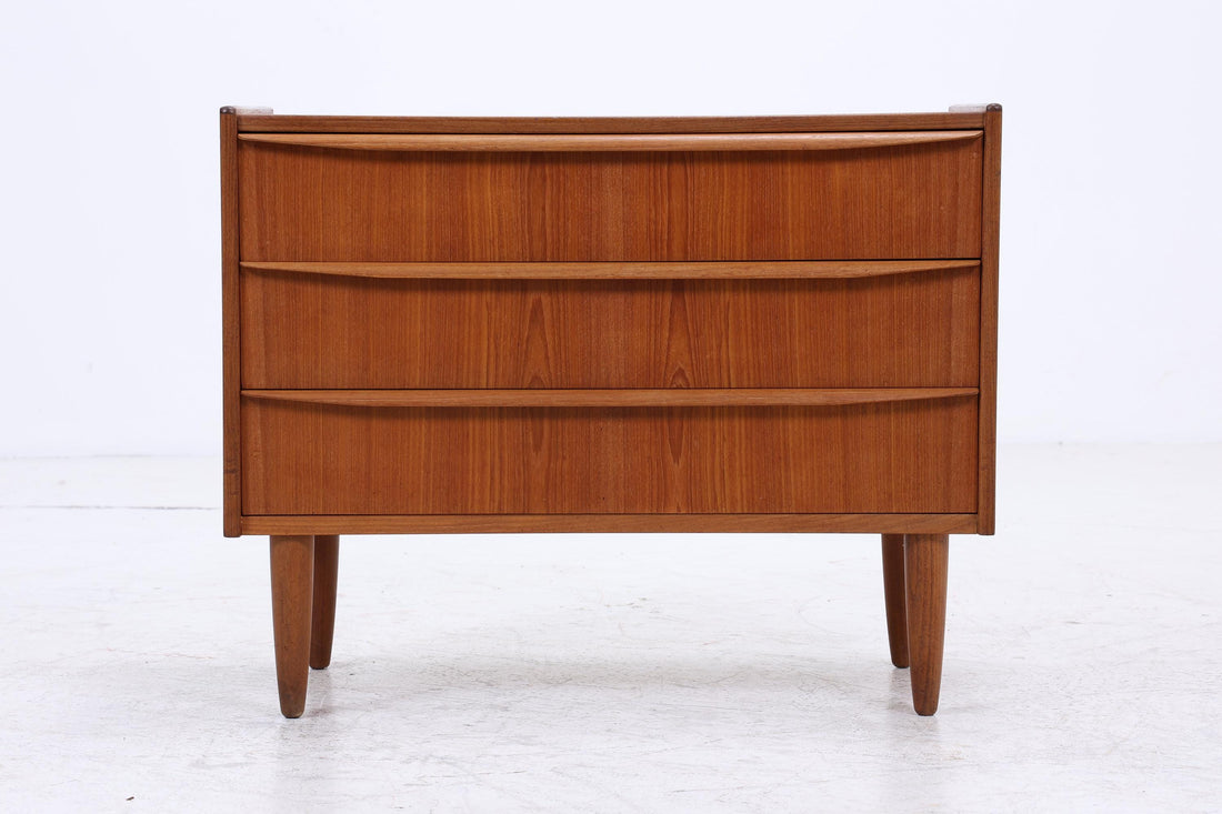 Wundervolle Vintage Teak Kommode | Mid Century Schubladen Schrank Holz Aufbewahrung 60er 70er