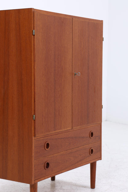 Vintage Teak Kommode | Mid Century Schubladen Schrank Holz Aufbewahrung 60er 70er