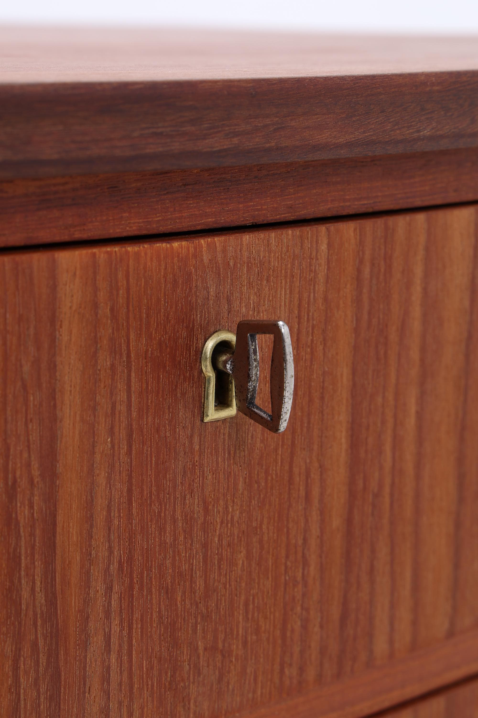 Vintage Teak Schubladen Kommode | Mid Century Danish Design Schrank Tallboy Holz Aufbewahrung 60er 70er