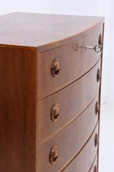 Vintage Teak Schubladen Kommode von Kai Kristiansen | Mid Century Tallboy Danish Design Aufbewahrung 60er Jahre