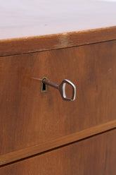 Vintage Teak Schubladen Kommode von Kai Kristiansen | Mid Century Tallboy Danish Design Aufbewahrung 60er Jahre