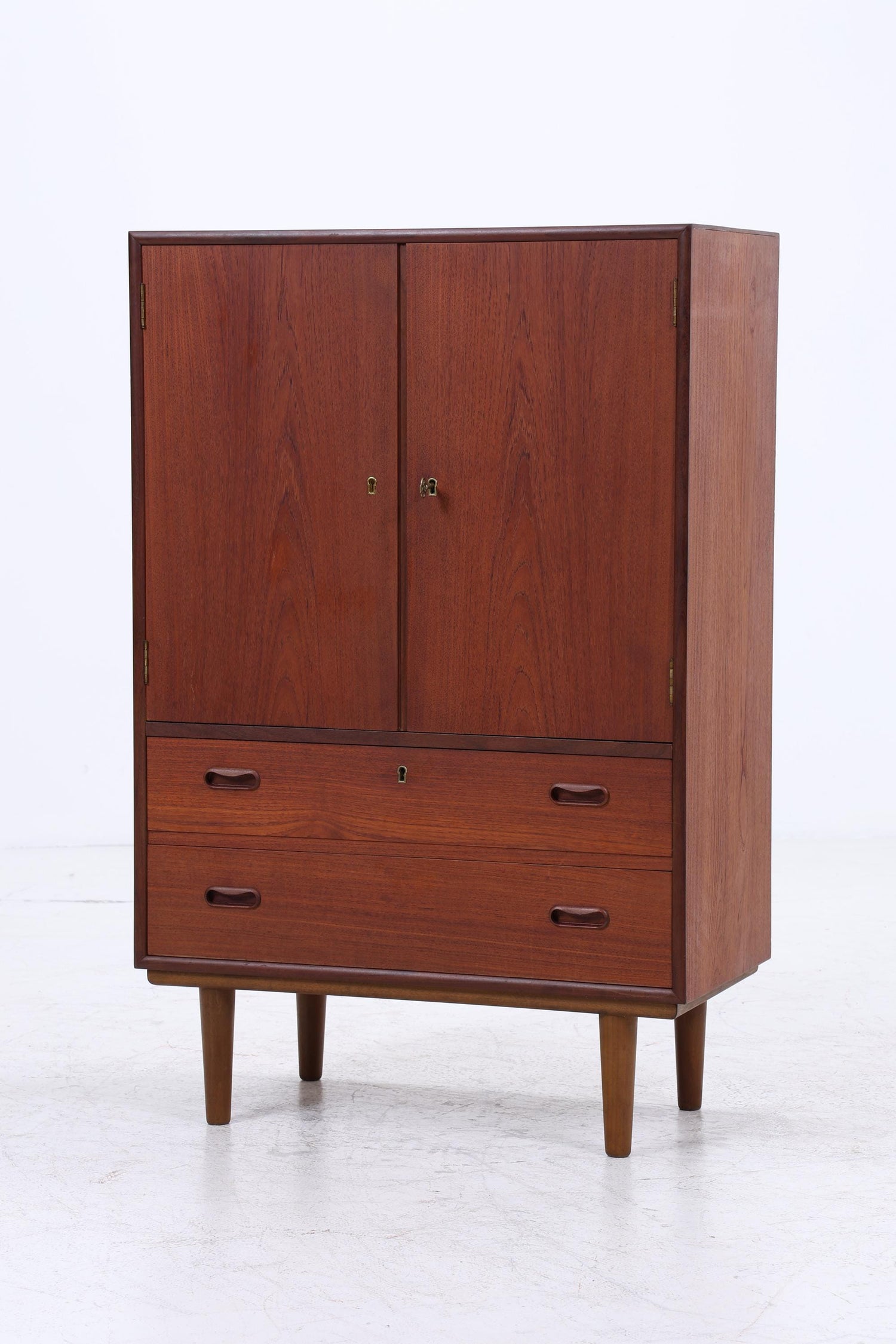 Vintage Teak Kommode | Mid Century Schubladen Schrank Holz Aufbewahrung 60er 70er