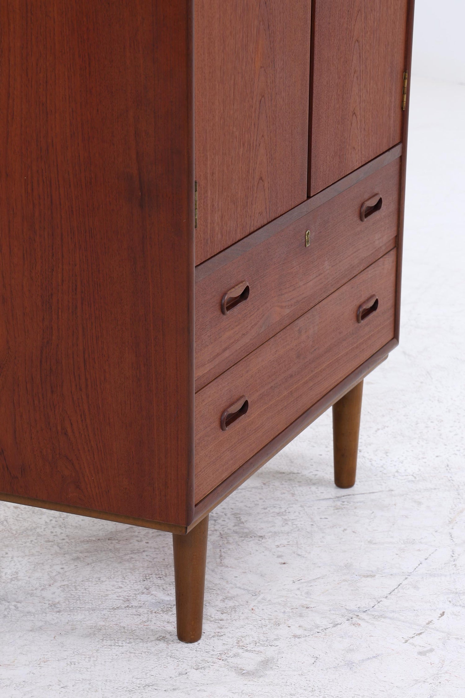 Vintage Teak Kommode | Mid Century Schubladen Schrank Holz Aufbewahrung 60er 70er