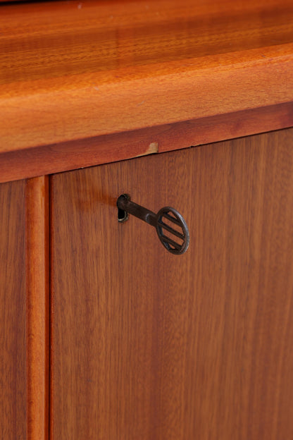 Vintage Regal 60er Jahre | Mid Century Schrank Schubladen Retro Holz Aufbewahrung