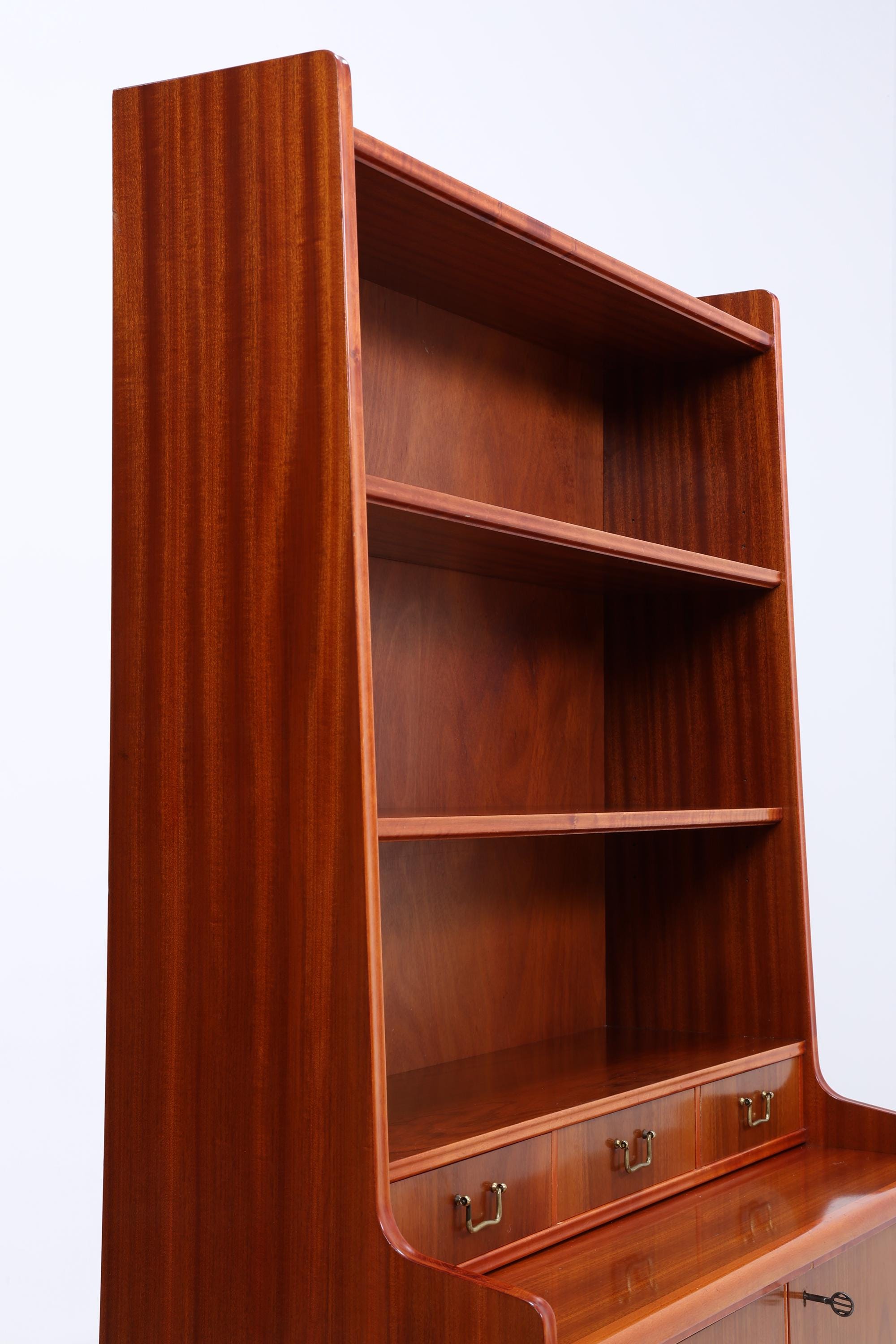 Vintage Regal 60er Jahre | Mid Century Schrank Schubladen Retro Holz Aufbewahrung