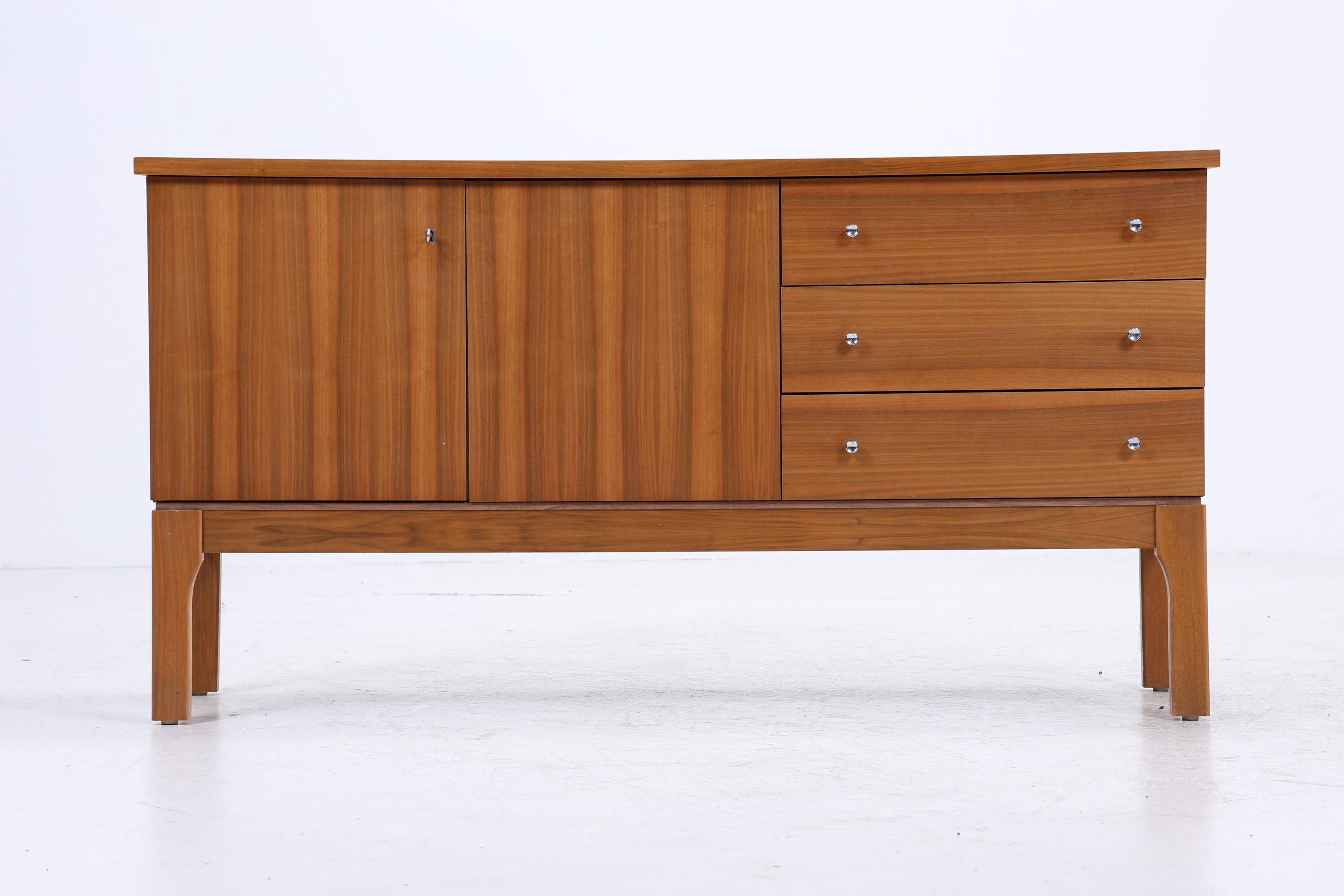 Vintage Sideboard von Mann 70er Jahre | Mid Century Schubladen Anrichte Schrank Retro 60er