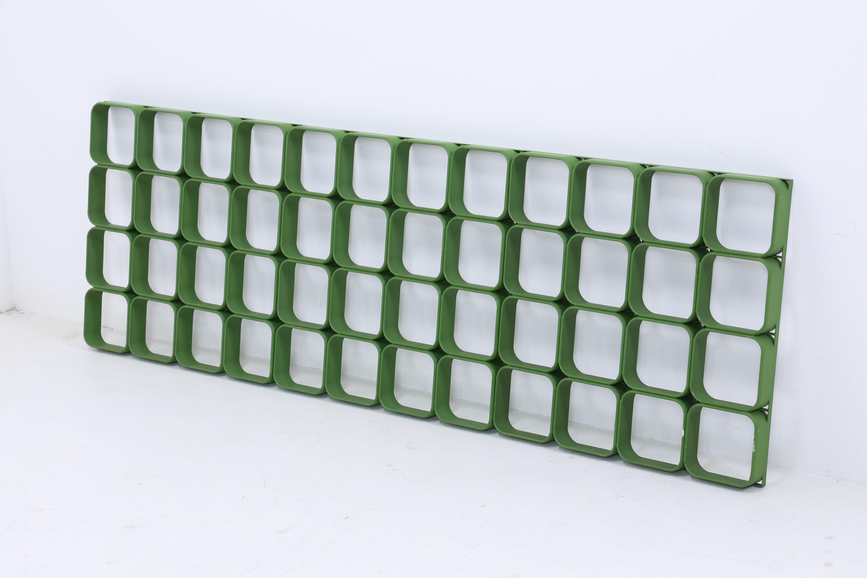 Vintage Wand- oder Deckensystem aus Kunststoff aus den 70ern | Space Age Wandpaneele Mid Century