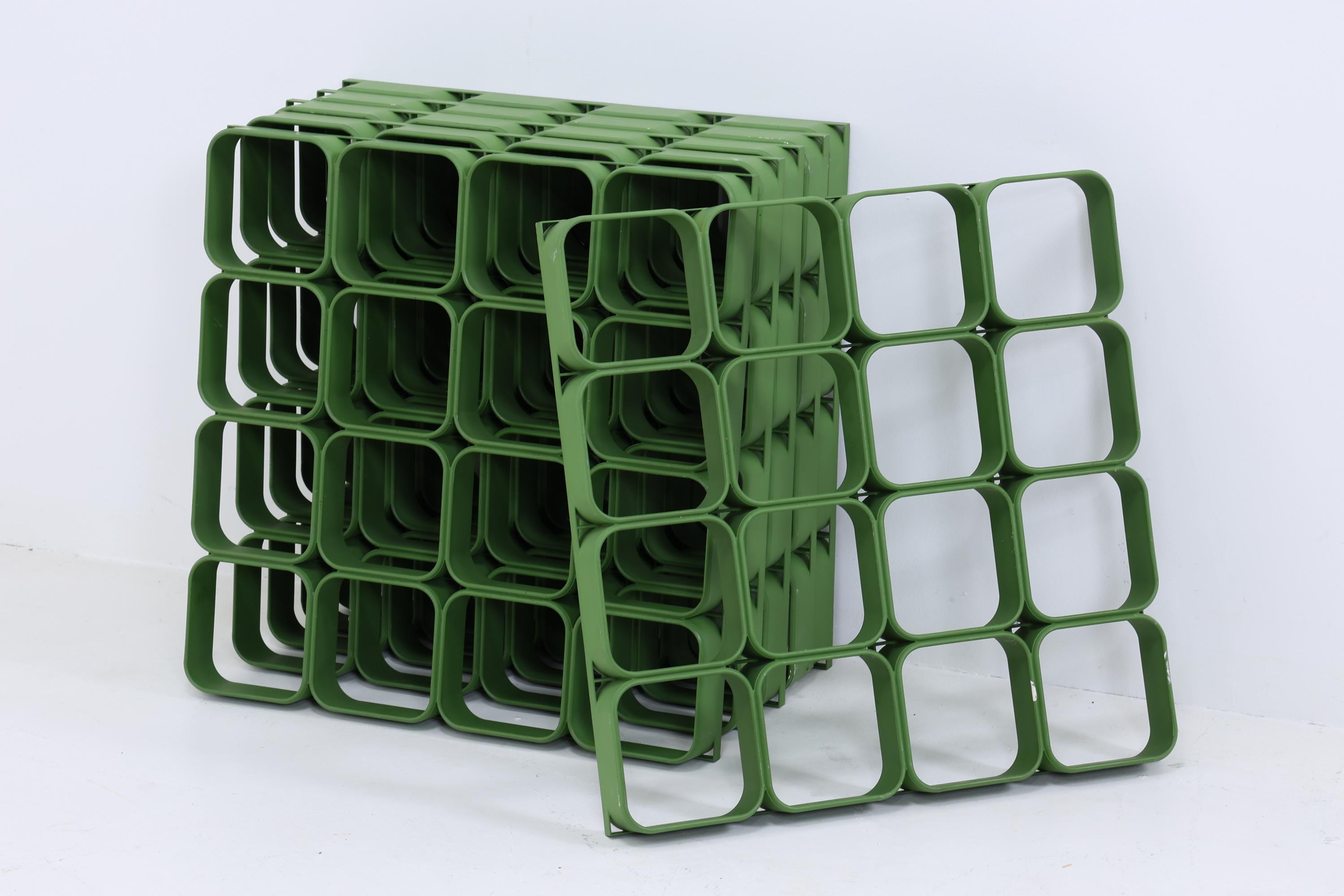 Vintage Wand- oder Deckensystem aus Kunststoff aus den 70ern | Space Age Wandpaneele Mid Century