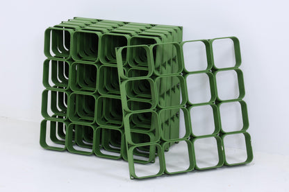 Vintage Wand- oder Deckensystem aus Kunststoff aus den 70ern | Space Age Wandpaneele Mid Century