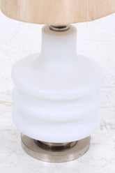 Vintage Stehlampe | Mid Century Lampe Design Opalglas Wohnzimmerlampe Stehleuchte