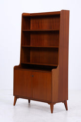 Vintage Mahagoni Regal | Mid Century Schrank | 60er Retro Holz Aufbewahrung