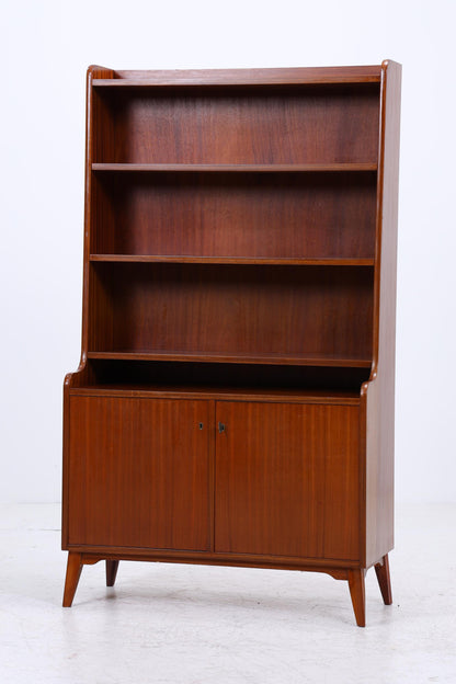 Vintage Mahagoni Regal | Mid Century Schrank | 60er Retro Holz Aufbewahrung