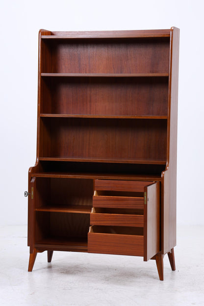 Vintage Mahagoni Regal | Mid Century Schrank | 60er Retro Holz Aufbewahrung