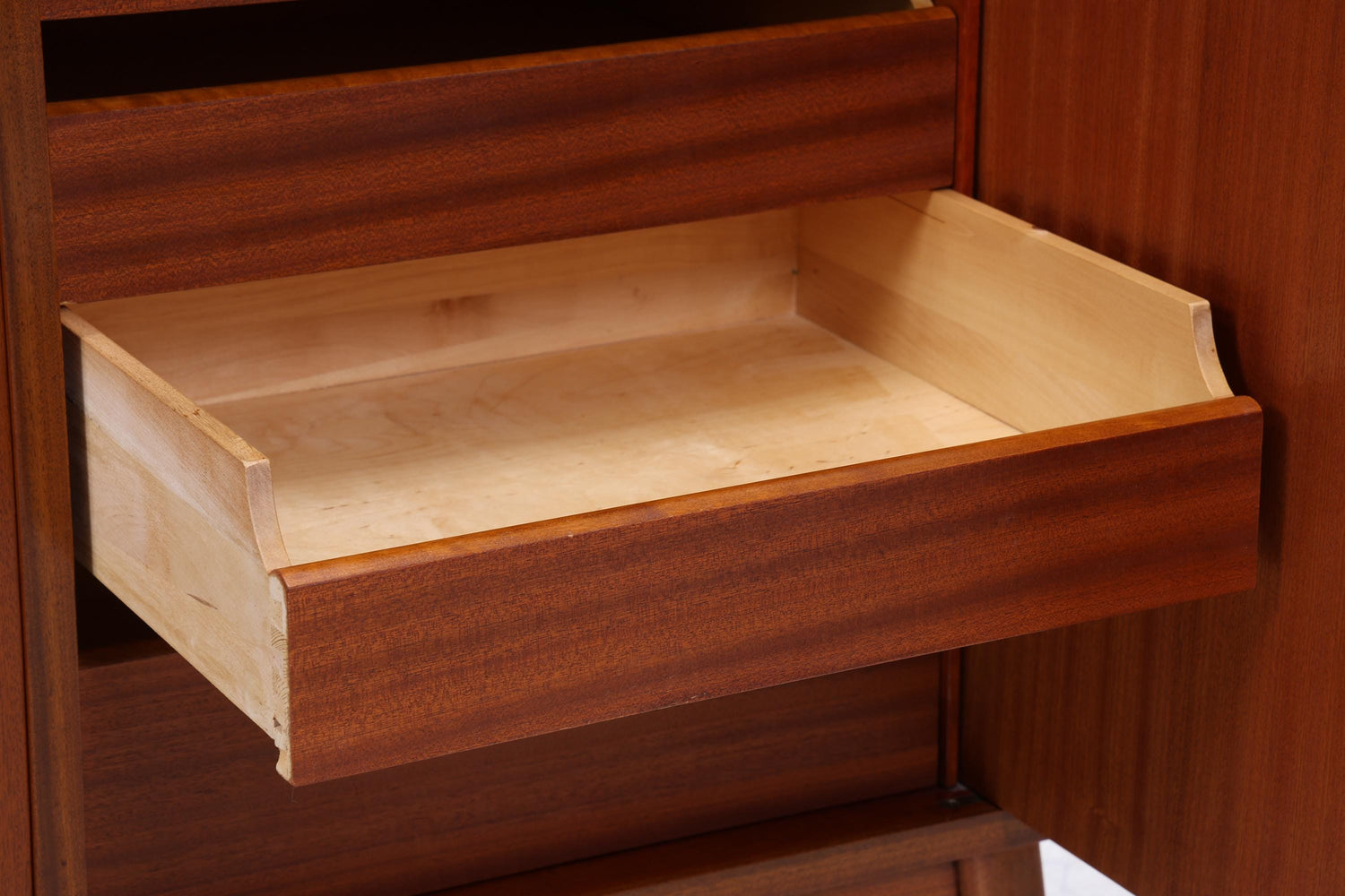 Vintage Mahagoni Regal | Mid Century Schrank | 60er Retro Holz Aufbewahrung