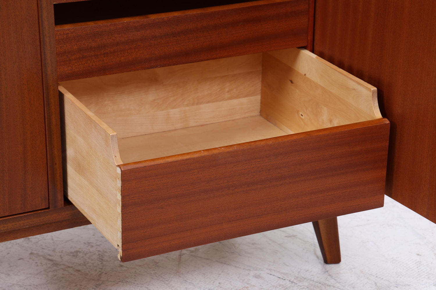 Vintage Mahagoni Regal | Mid Century Schrank | 60er Retro Holz Aufbewahrung