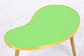 Vintage Nierentisch | Mid Century Blumentisch | Beistelltische Grün 60er Jahre