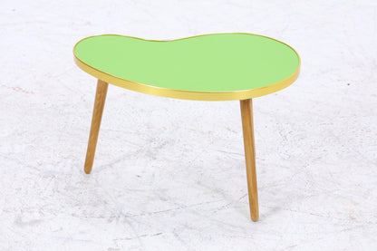 Vintage Nierentisch | Mid Century Blumentisch | Beistelltische Grün 60er Jahre