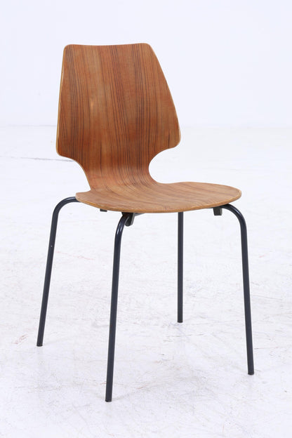 Vintage Stühle aus Schichtholz | Mid Century Stapelstuhl | Retro Stuhl