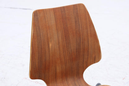 Vintage Stühle aus Schichtholz | Mid Century Stapelstuhl | Retro Stuhl