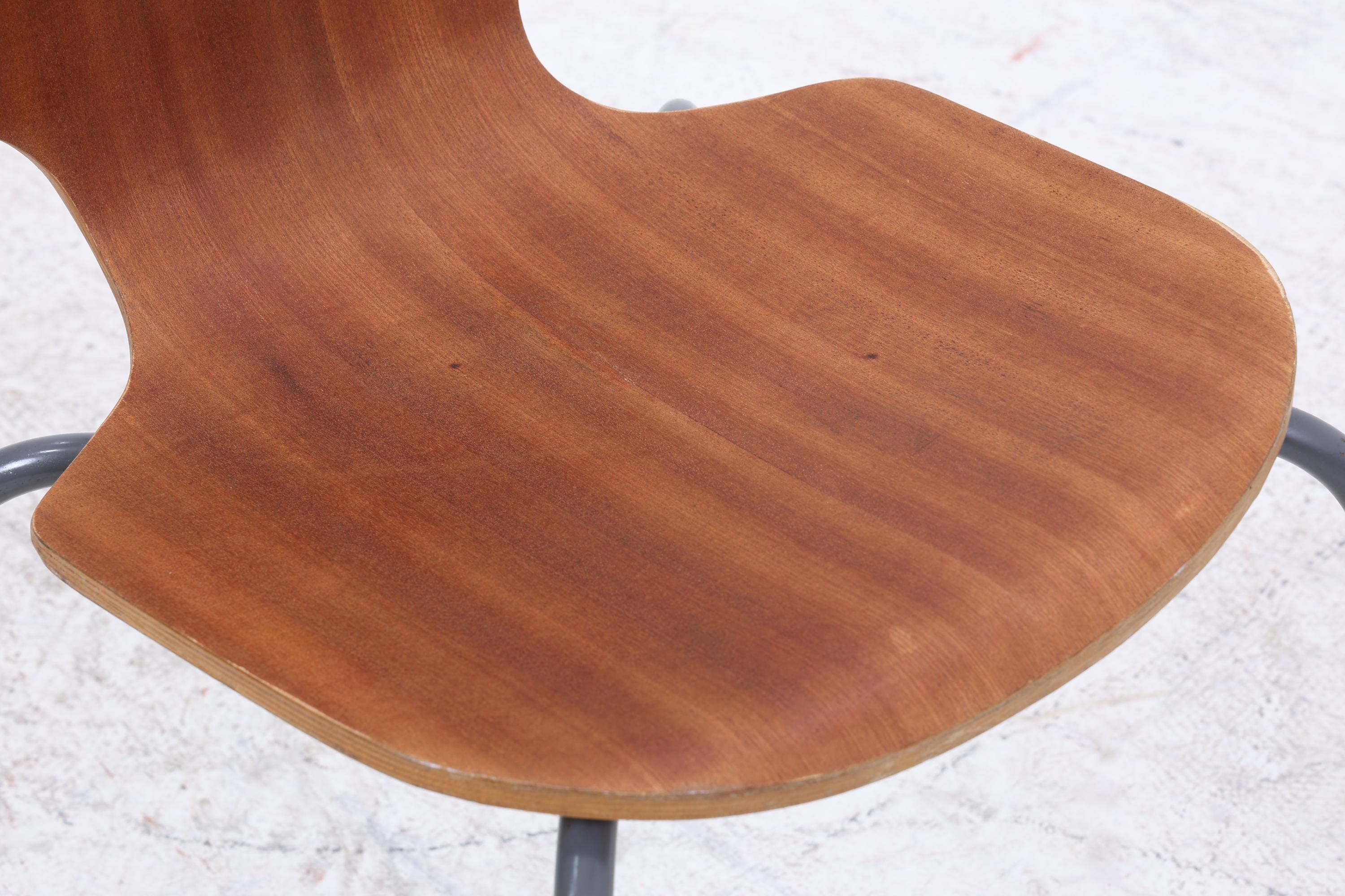 Vintage Stühle aus Schichtholz | Mid Century Stapelstuhl | Retro Stuhl