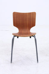 Vintage Stühle aus Schichtholz | Mid Century Stapelstuhl | Retro Stuhl