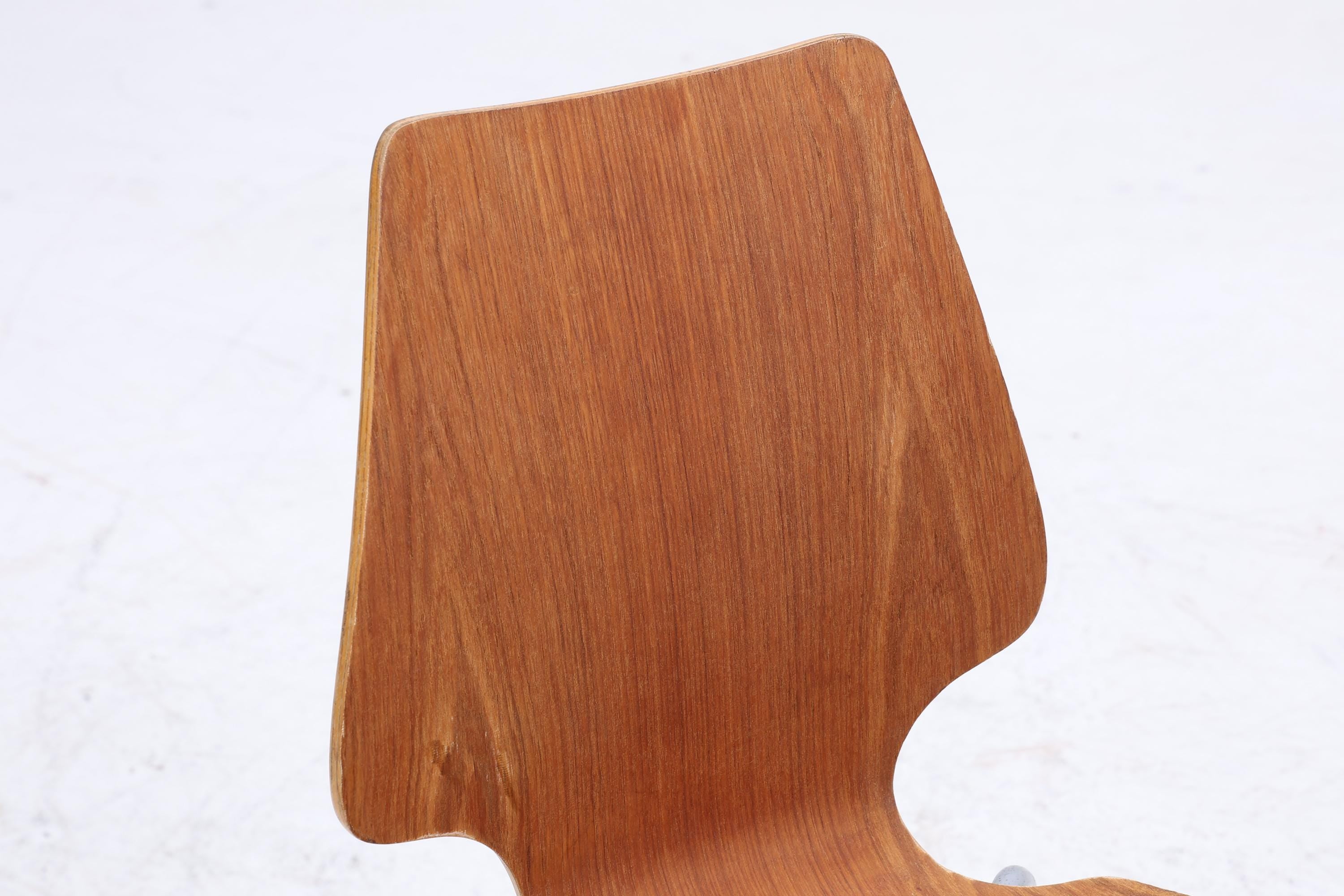 Vintage Stühle aus Schichtholz | Mid Century Stapelstuhl | Retro Stuhl