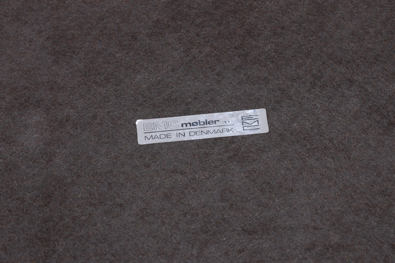 4er Set Teak Stühle von EMC Møbler | Mid Century Danish Design Stoff Stuhl | Vintage Designer