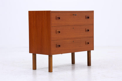 Vintage Teak Kommode | Mid Century Schubladen Schrank Holz Aufbewahrung 60er 70er