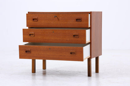 Vintage Teak Kommode | Mid Century Schubladen Schrank Holz Aufbewahrung 60er 70er