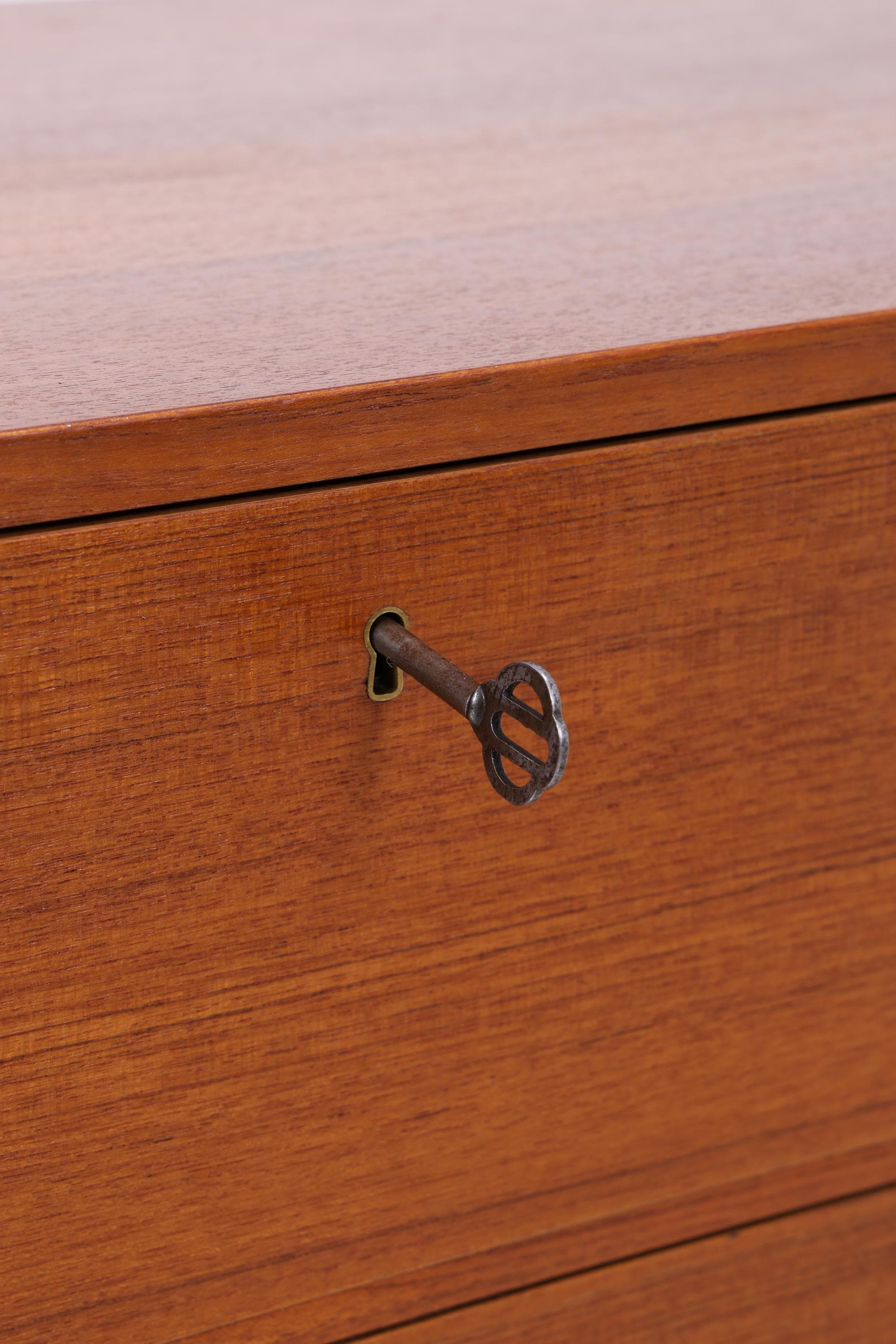 Vintage Teak Kommode | Mid Century Schubladen Schrank Holz Aufbewahrung 60er 70er