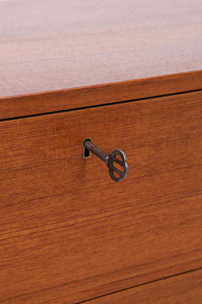 Vintage Teak Kommode | Mid Century Schubladen Schrank Holz Aufbewahrung 60er 70er