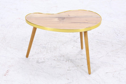 Vintage Nierentisch | Mid Century Blumentisch | Beistelltische Holz 60er Jahre