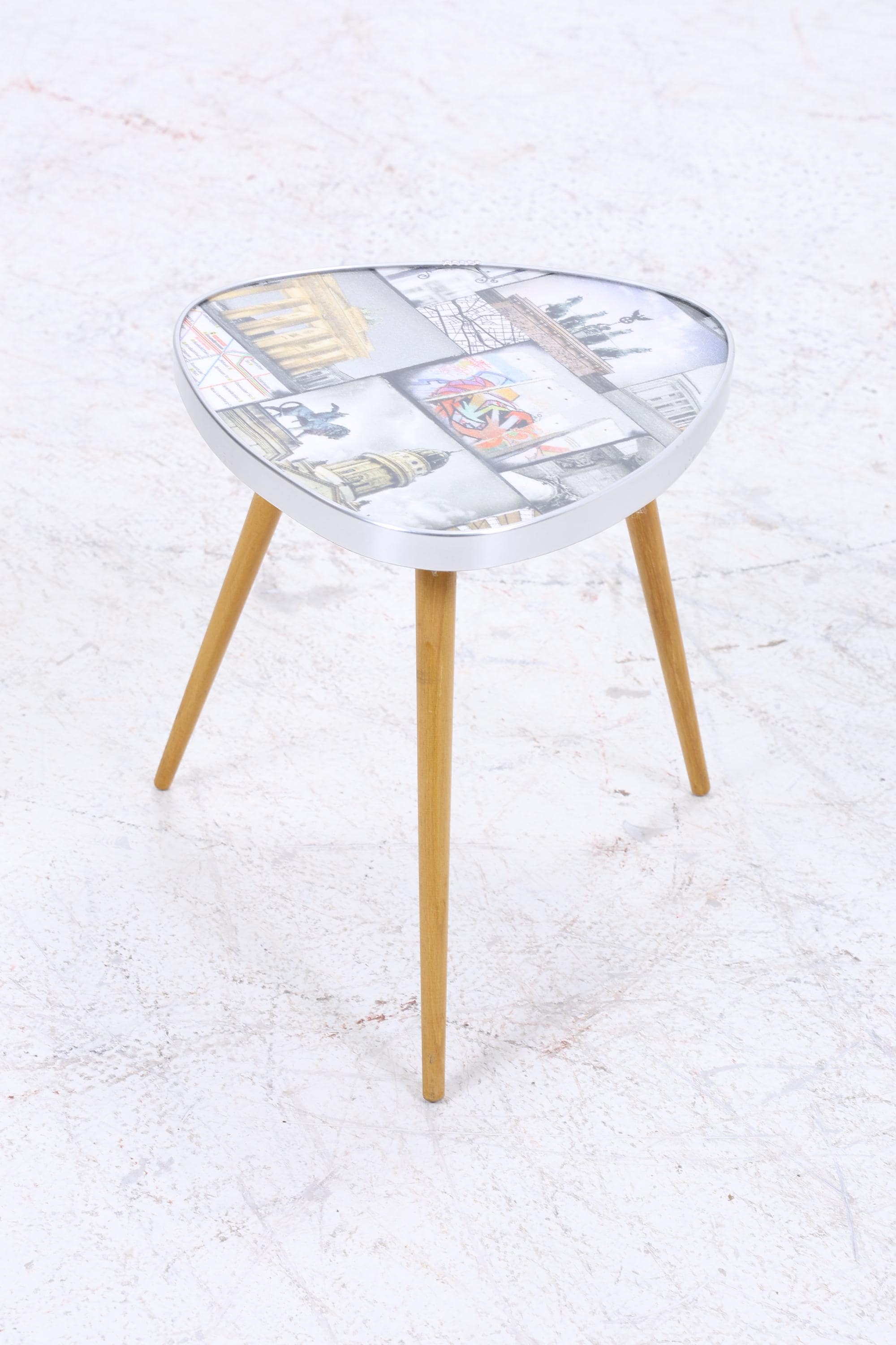 Vintage Blumentisch "Berlin" | Mid Century Nierentisch | Beistelltisch 60er Jahre