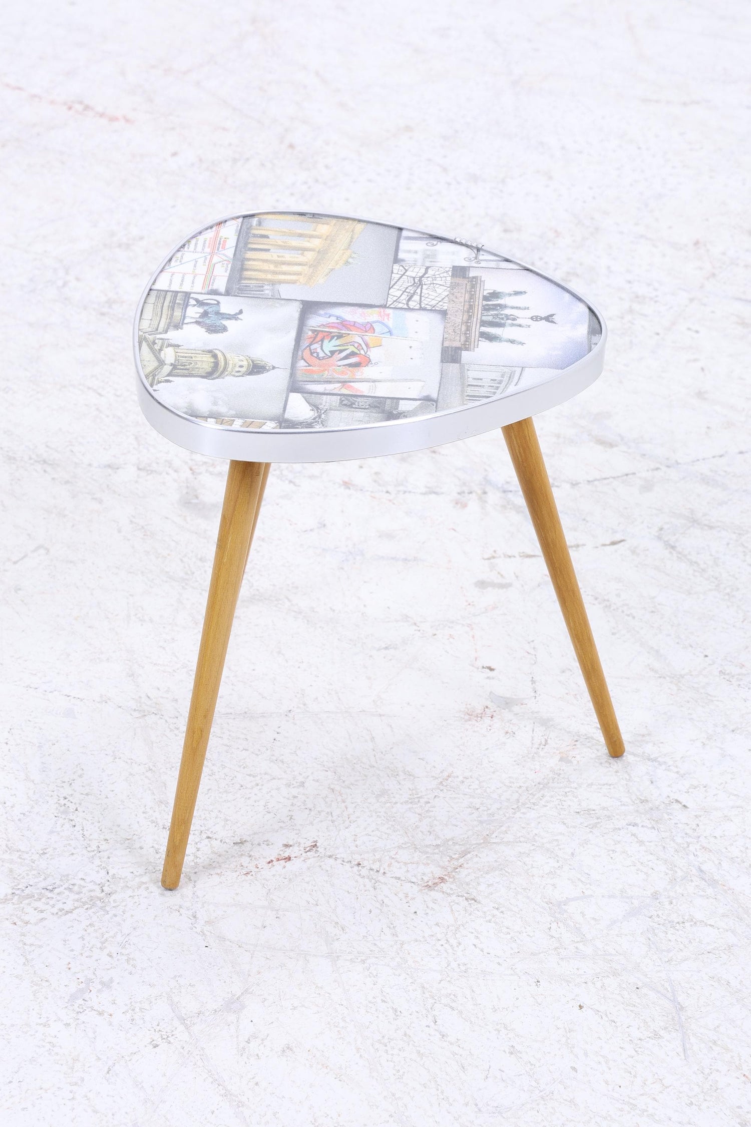 Vintage Blumentisch "Berlin" | Mid Century Nierentisch | Beistelltisch 60er Jahre