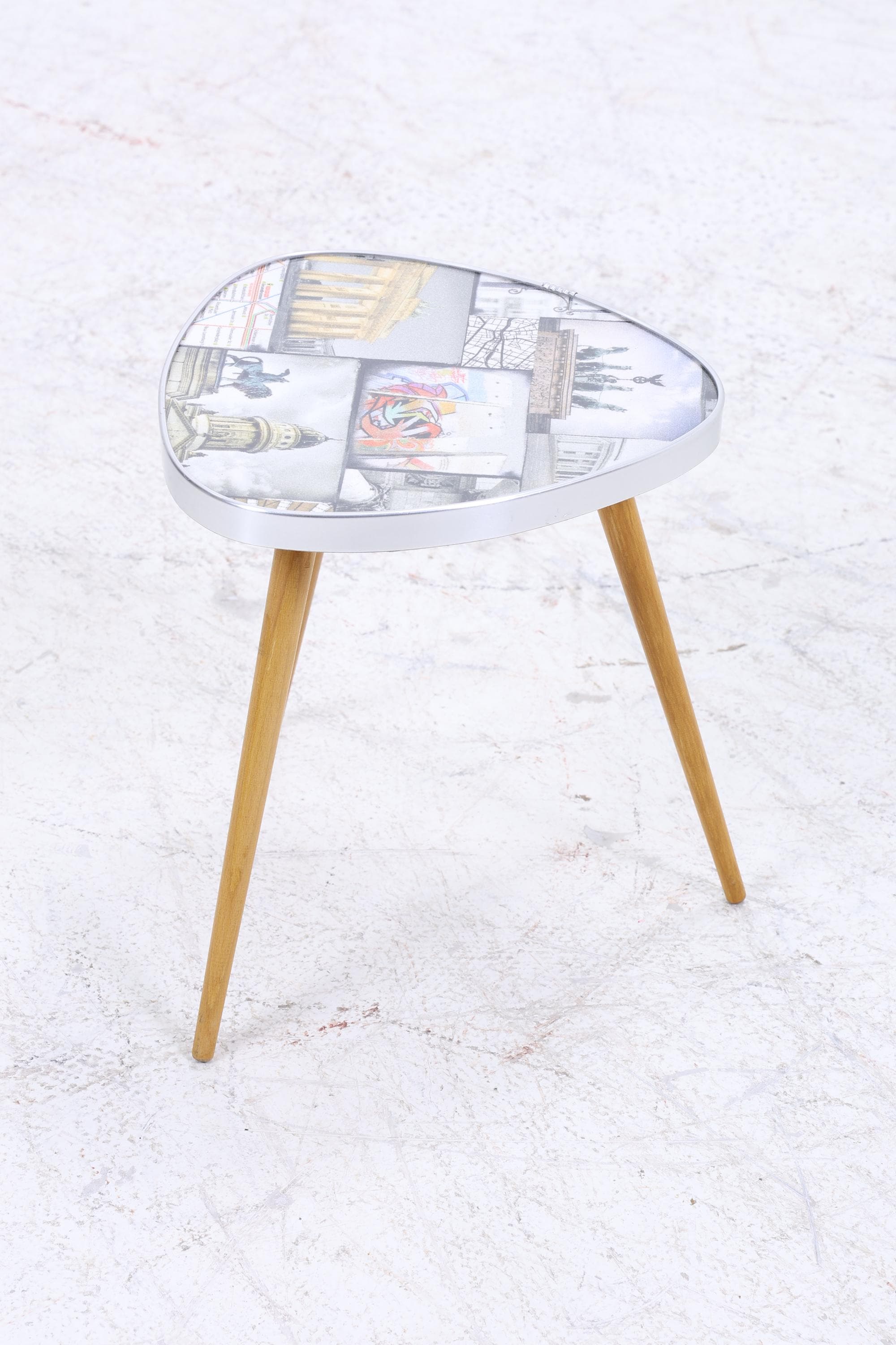 Vintage Blumentisch "Berlin" | Mid Century Nierentisch | Beistelltisch 60er Jahre