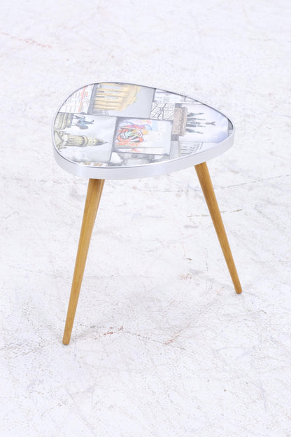 Vintage Blumentisch "Berlin" | Mid Century Nierentisch | Beistelltisch 60er Jahre