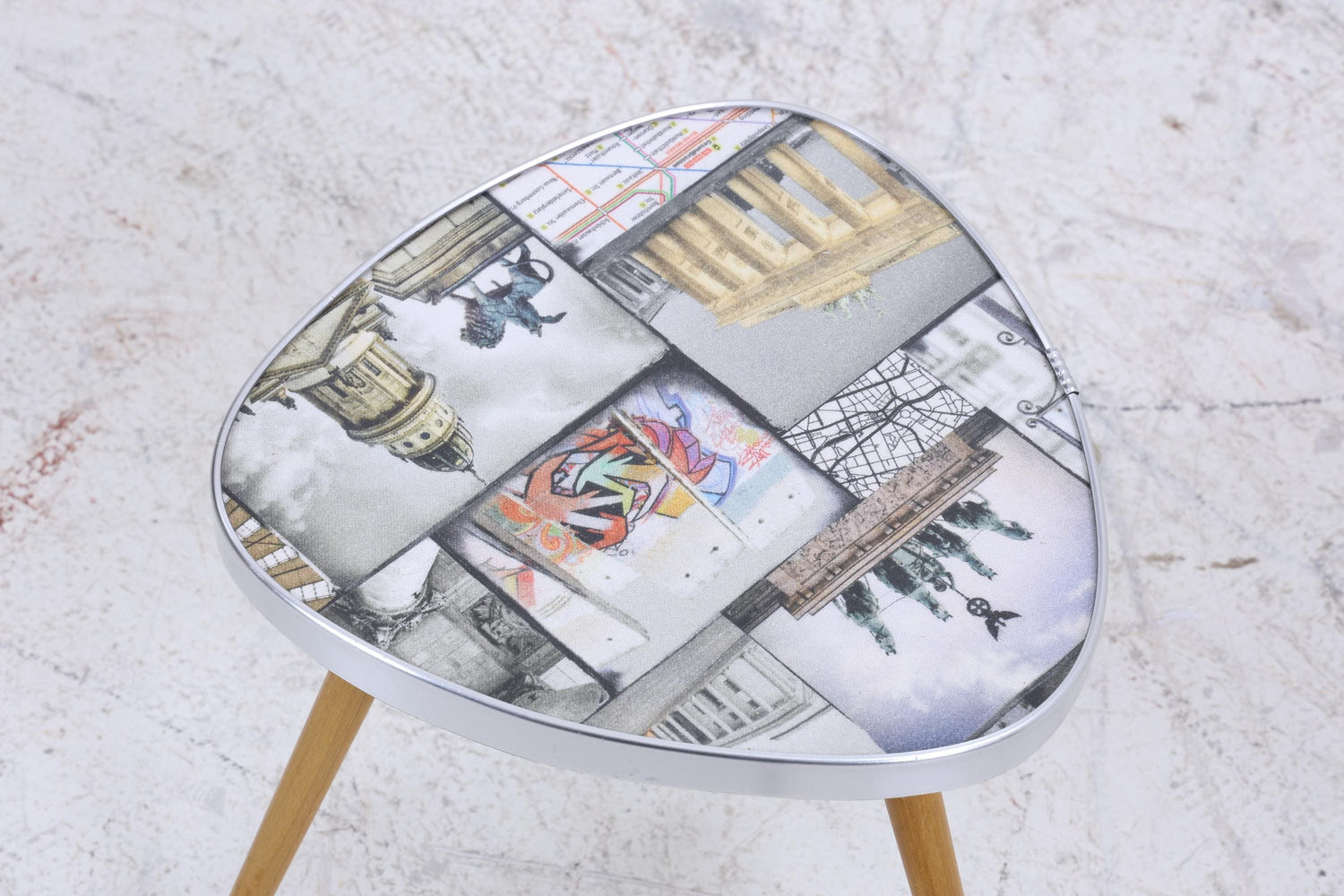 Vintage Blumentisch "Berlin" | Mid Century Nierentisch | Beistelltisch 60er Jahre