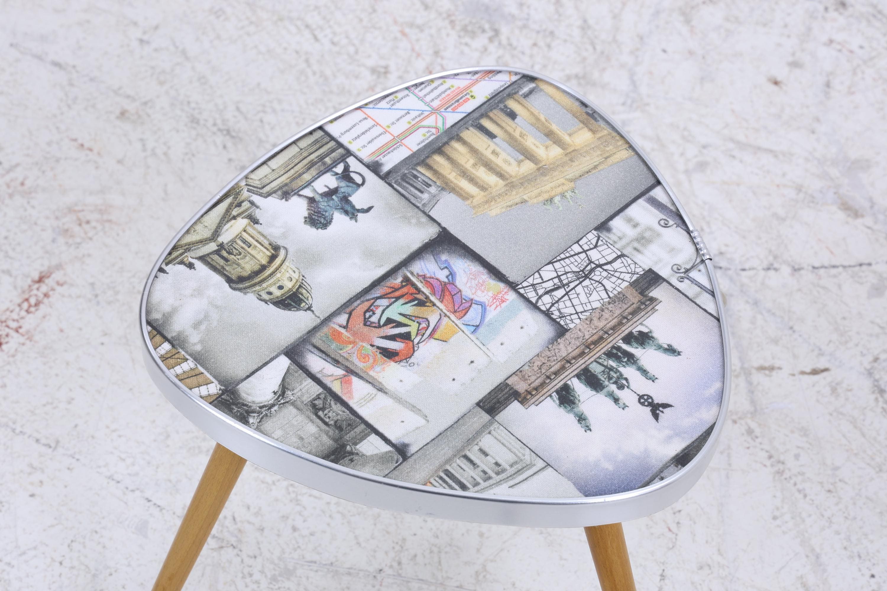 Vintage Blumentisch "Berlin" | Mid Century Nierentisch | Beistelltisch 60er Jahre