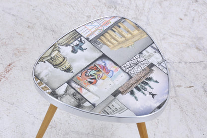 Vintage Blumentisch "Berlin" | Mid Century Nierentisch | Beistelltisch 60er Jahre