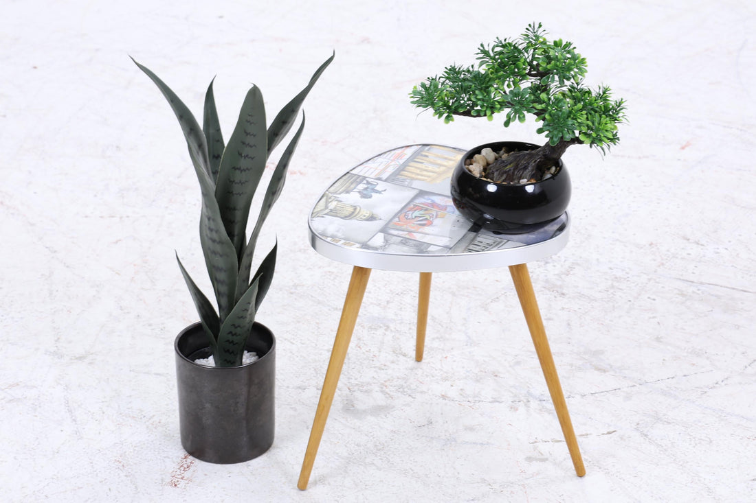 Vintage Blumentisch &quot;Berlin&quot; | Mid Century Nierentisch | Beistelltisch 60er Jahre