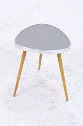 Vintage Blumentisch | Mid Century Nierentisch | Beistelltisch Grau 60er Jahre