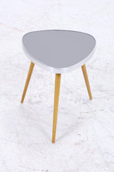 Vintage Blumentisch | Mid Century Nierentisch | Beistelltisch Grau 60er Jahre