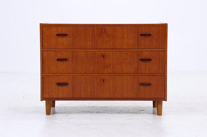 Vintage Teak Kommode | Mid Century Schubladen Schrank Holz Aufbewahrung 60er 70er