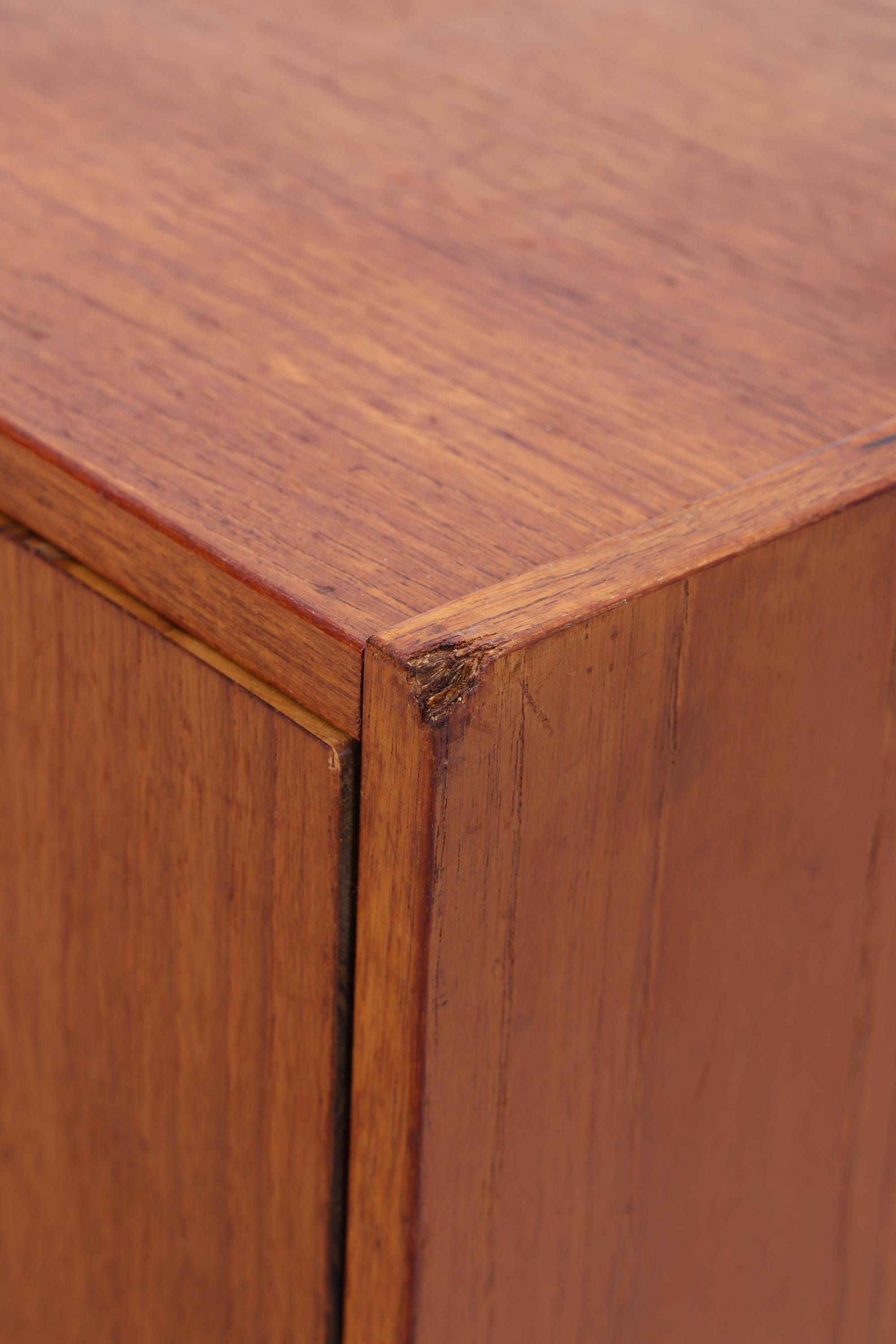 Vintage Teak Kommode | Mid Century Schubladen Schrank Holz Aufbewahrung 60er 70er