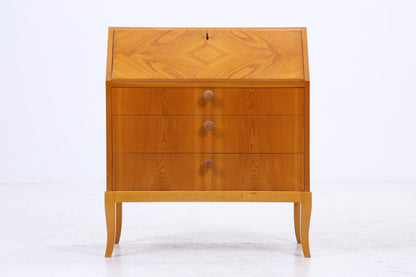 Vintage Sekretär 60er Jahre | Mid Century Schreibtisch Schrank Arbeitstisch Retro Holz Aufbewahrung