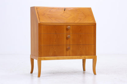 Vintage Sekretär 60er Jahre | Mid Century Schreibtisch Schrank Arbeitstisch Retro Holz Aufbewahrung