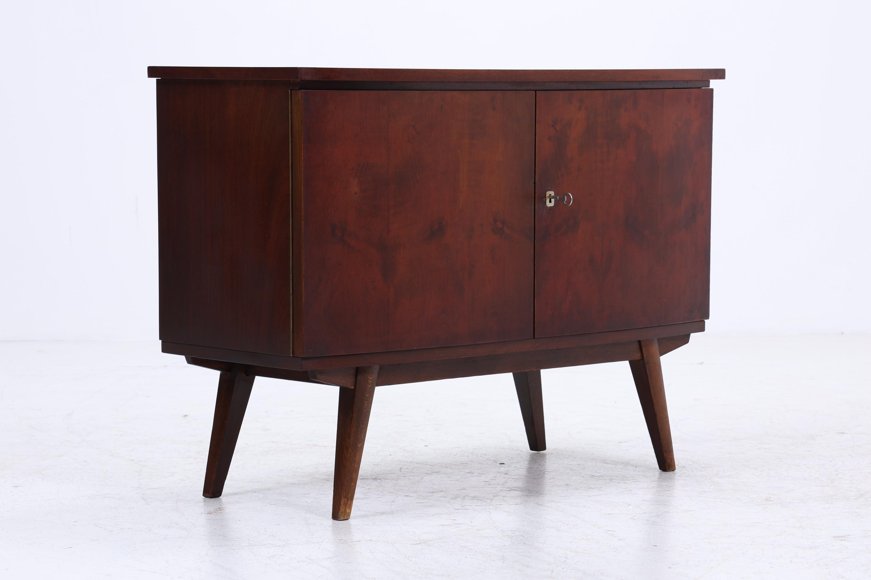 Wundervolle Vintage Kommode 60er | Mid Century Schrank | Retro Holz Aufbewahrung